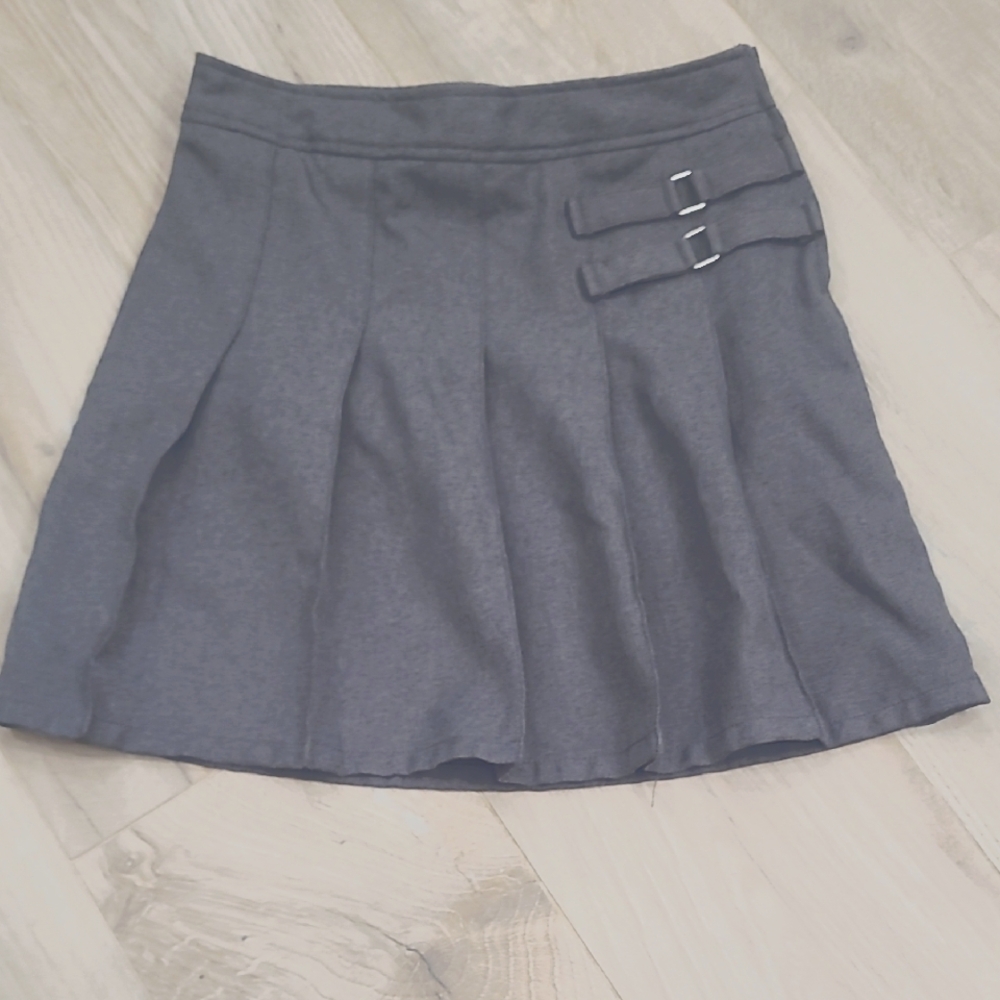 French Toast Pleated Skirt